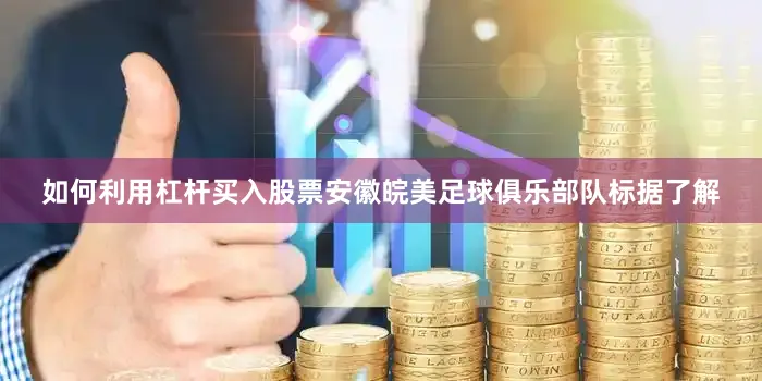 如何利用杠杆买入股票安徽皖美足球俱乐部队标据了解