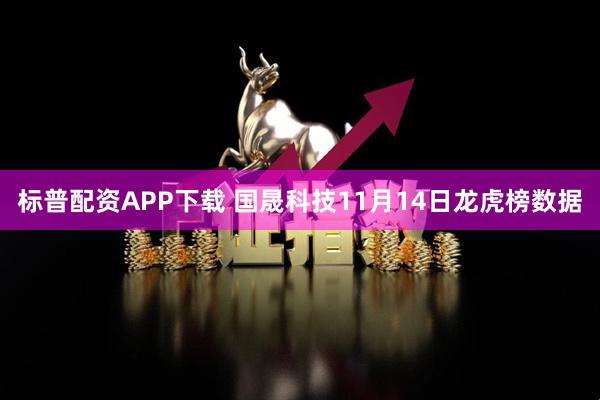标普配资APP下载 国晟科技11月14日龙虎榜数据